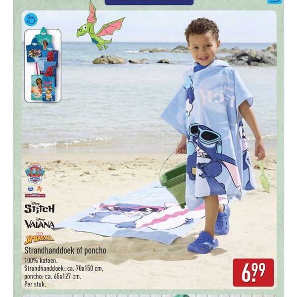 Strandhanddoek of poncho