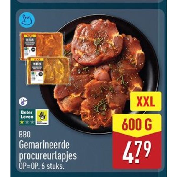 BBQ Gemarineerde procureurlapjes