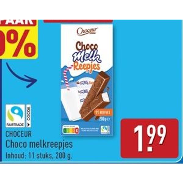 CHOCEUR Choco melkreepjes