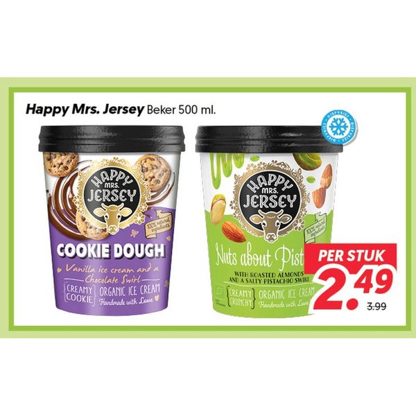 Happy Mrs. Jersey Beker 500 ml.