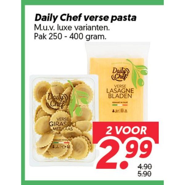 Daily Chef verse pasta