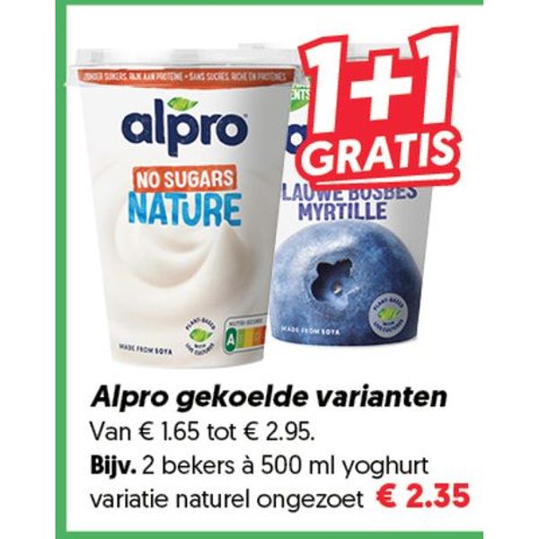Alpro gekoelde varianten