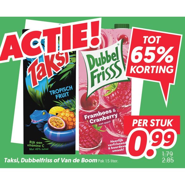 Taksi, Dubbelfriss of Van de Boom