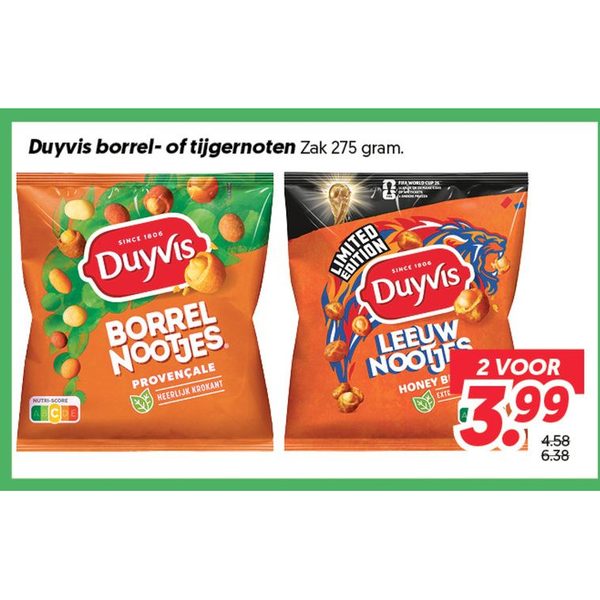 Duyvis borrel- of tijgernoten