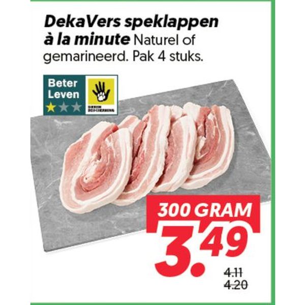 DekaVers speklappen à la minute