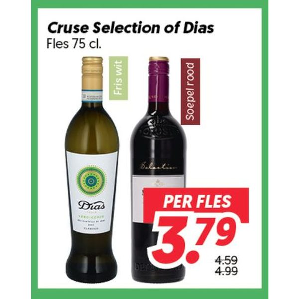 Cruse Selection of Dias Fles 75 cl.
