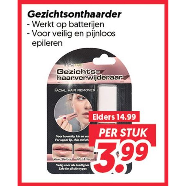 Gezichtsonthaarder
