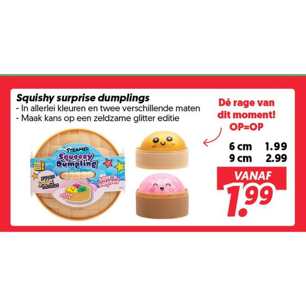 Squishy surprise dumplings