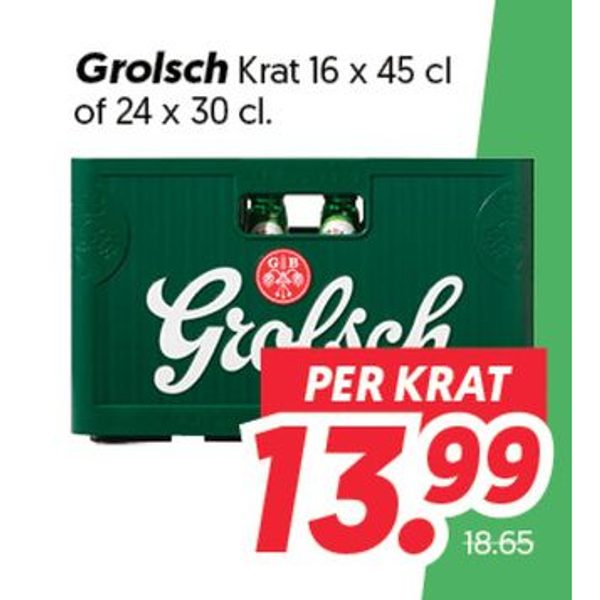 Grolsch Krat beer