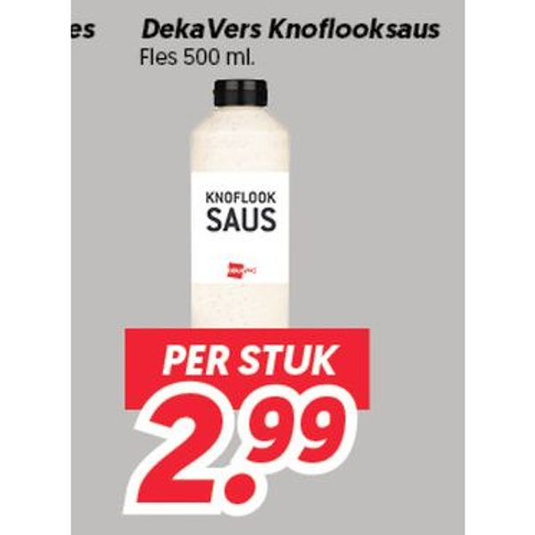 DekaVers Knoflooksaus