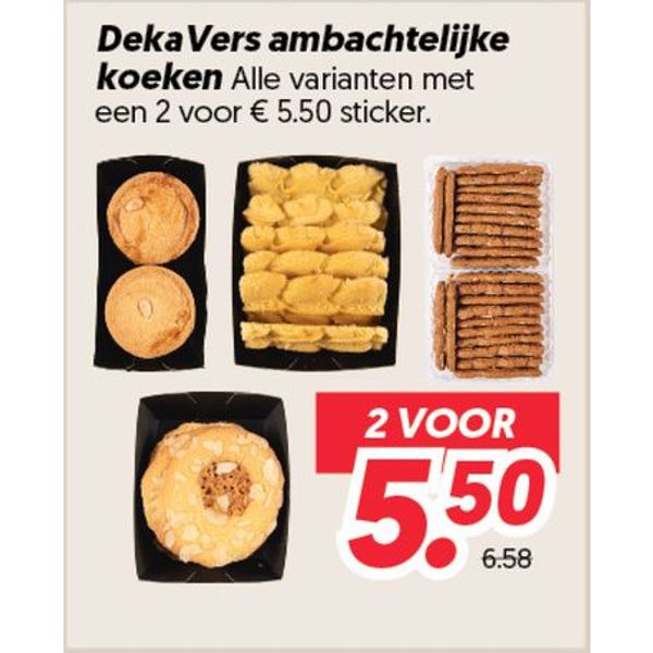 DekaVers ambachtelijke koeken