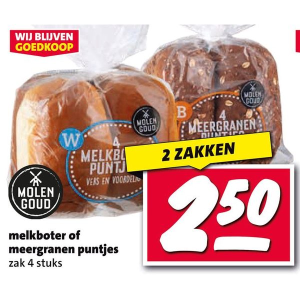 melkboter of meergranen puntjes