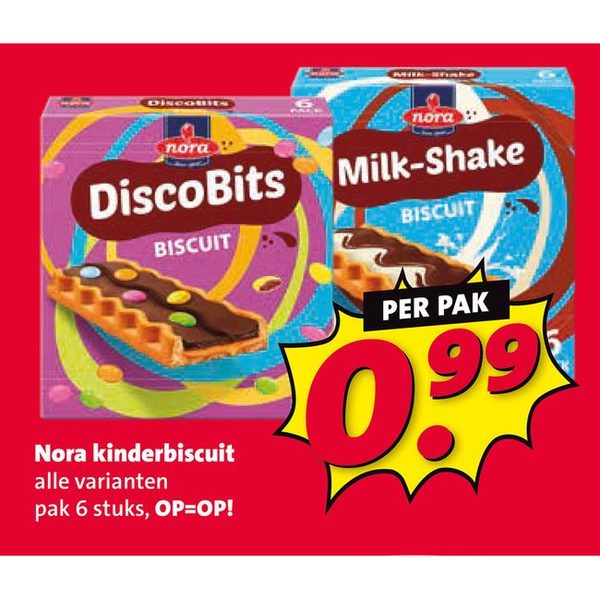 Nora kinderbiscuit alle varianten