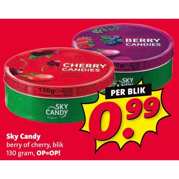 Berry of cherry candies
