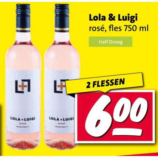 Lola & Luigi rosé, fles 750 ml