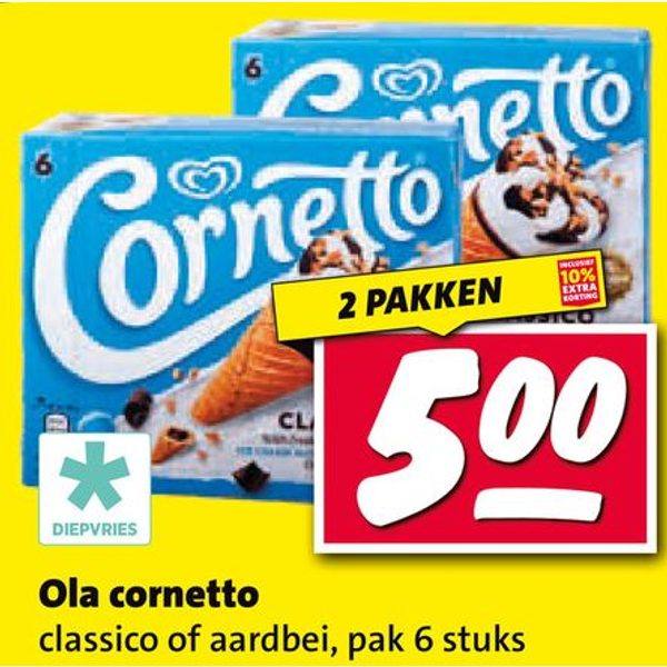 Ola cornetto classico of aardbei
