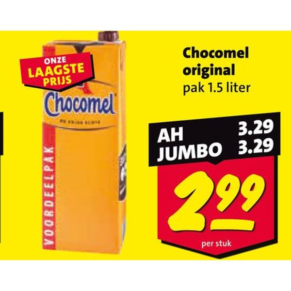 Chocomel original pak 1.5 liter