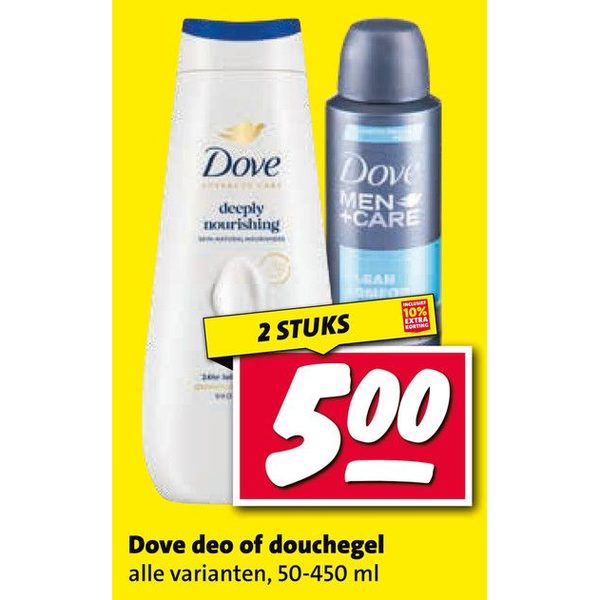 Dove deo of douchegel