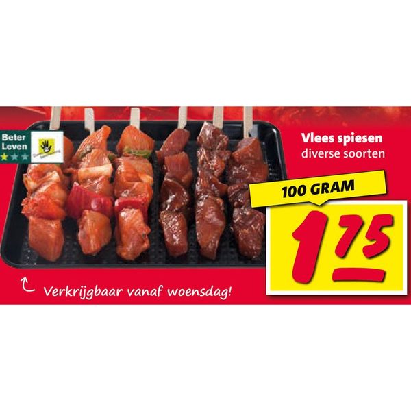 Vlees spiesen