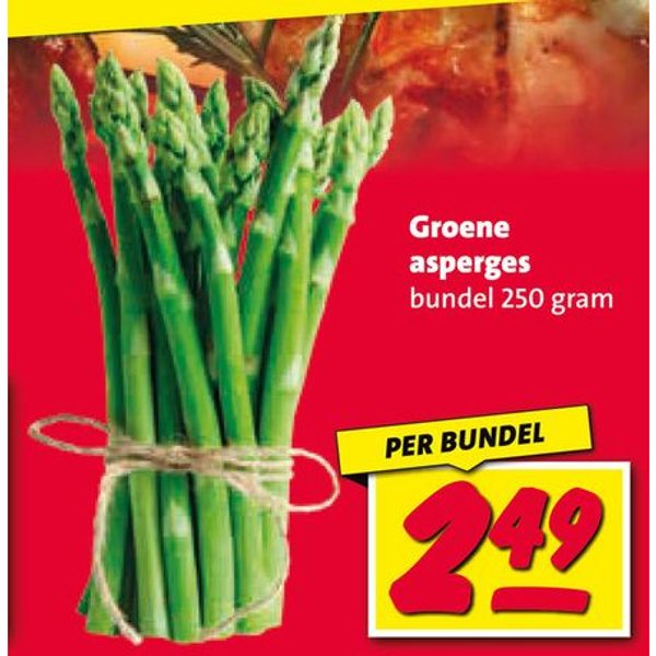 Groene asperges
