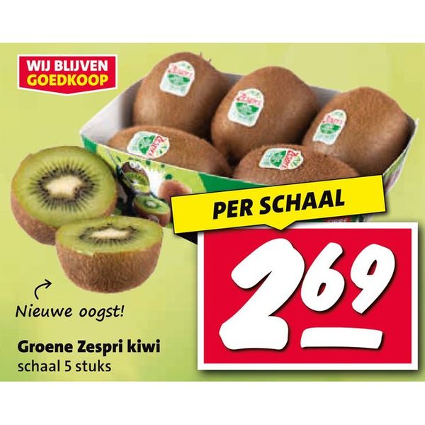 Groene Zespri kiwi