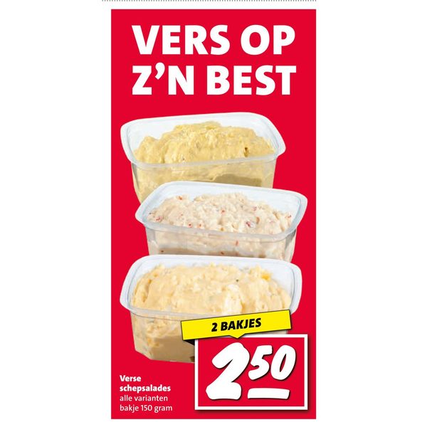 Verse schepsalades