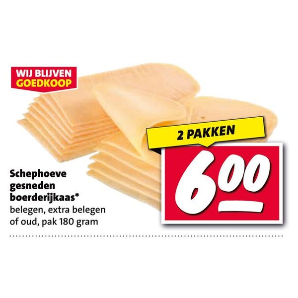 Schephoeve gesneden boerderijkaas