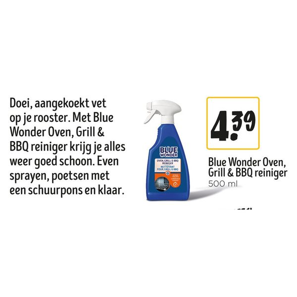 Blue Wonder Oven, Grill & BBQ reiniger