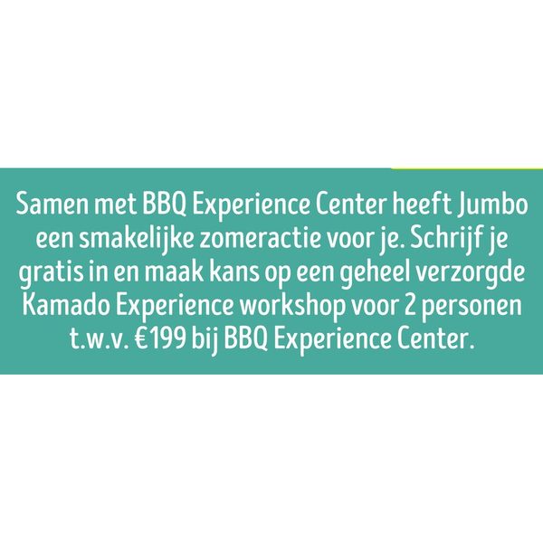 Kamado Experience workshop voor 2 personen