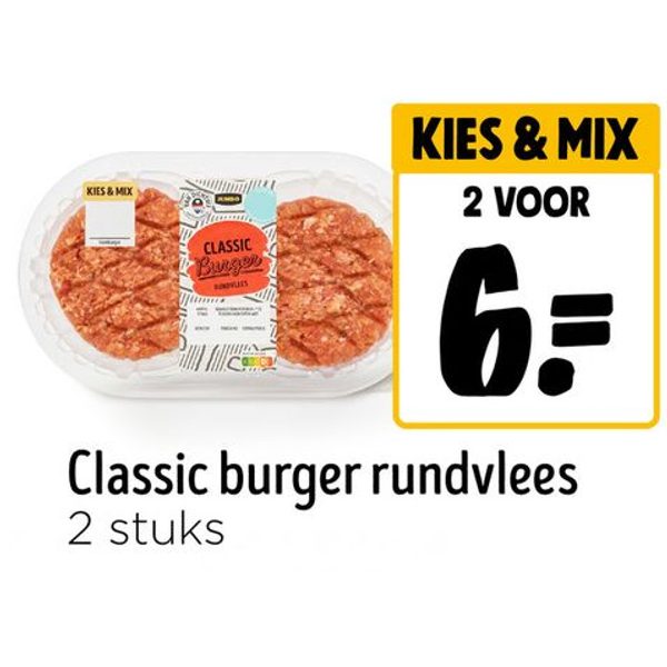 Classic burger rundvlees