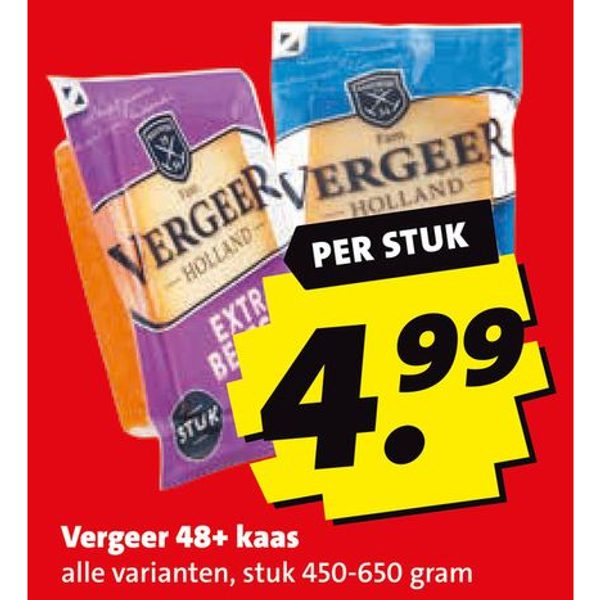 Vergeer 48+ kaas