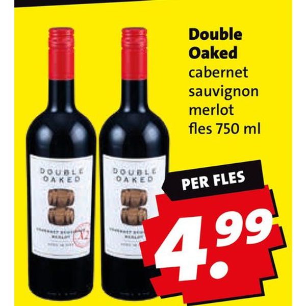 Double Oaked cabernet sauvignon merlot