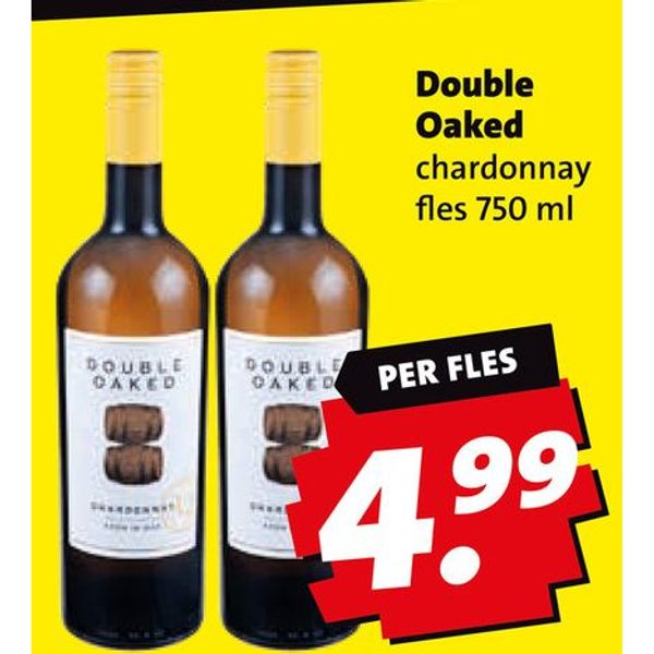 Double Oaked chardonnay