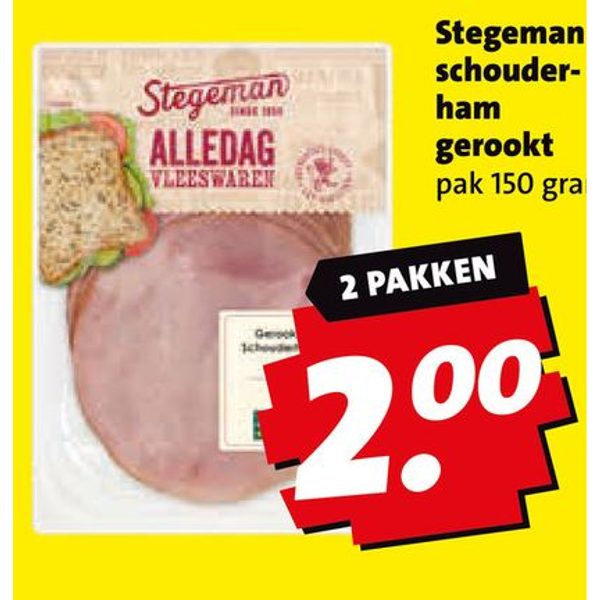 Stegeman schouder-ham gerookt