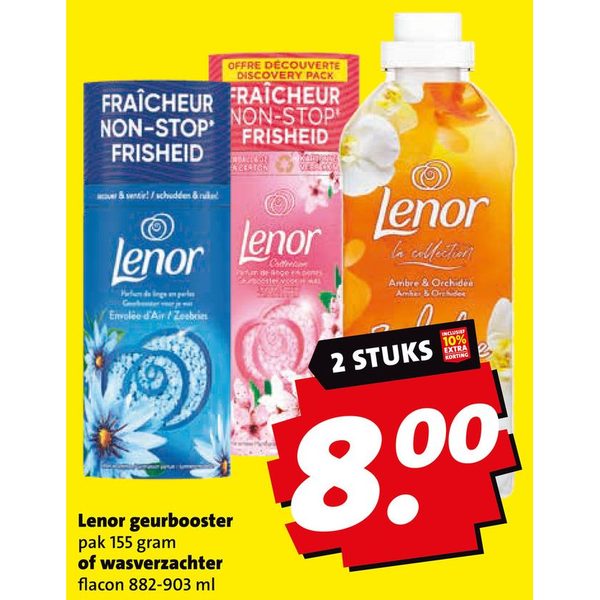 Lenor geurbooster of wasverzachter
