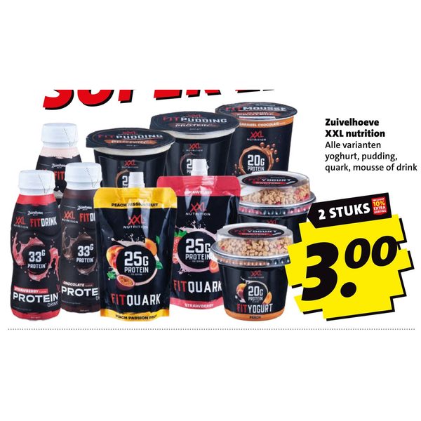 Zuivelhoeve XXL nutrition