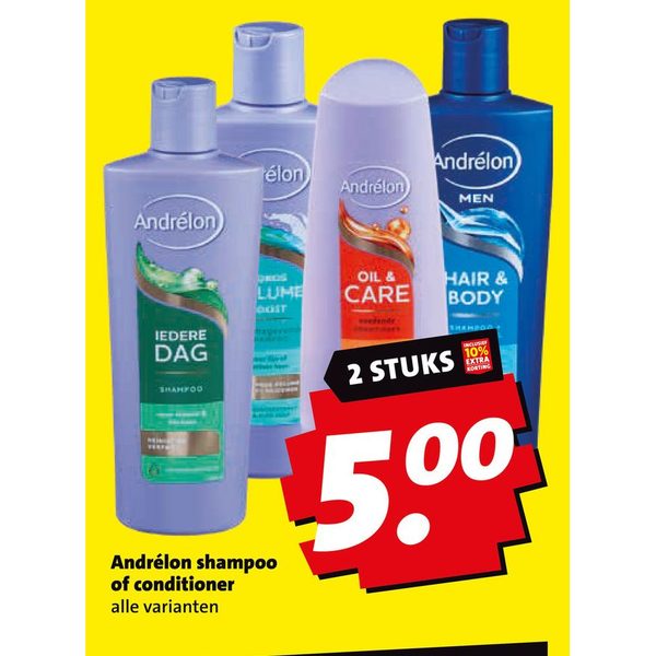 Andrélon shampoo of conditioner alle varianten
