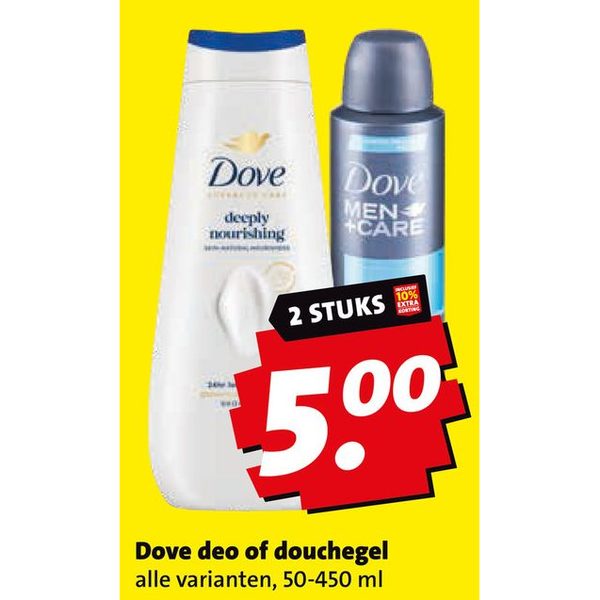 Dove deo of douchegel alle varianten