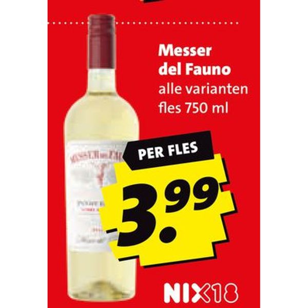 Messer del Fauno alle varianten fles 750 ml