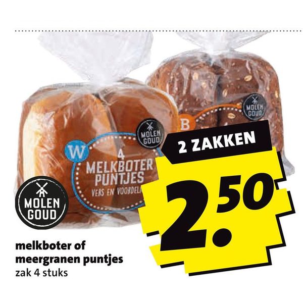 melkboter of meergranen puntjes