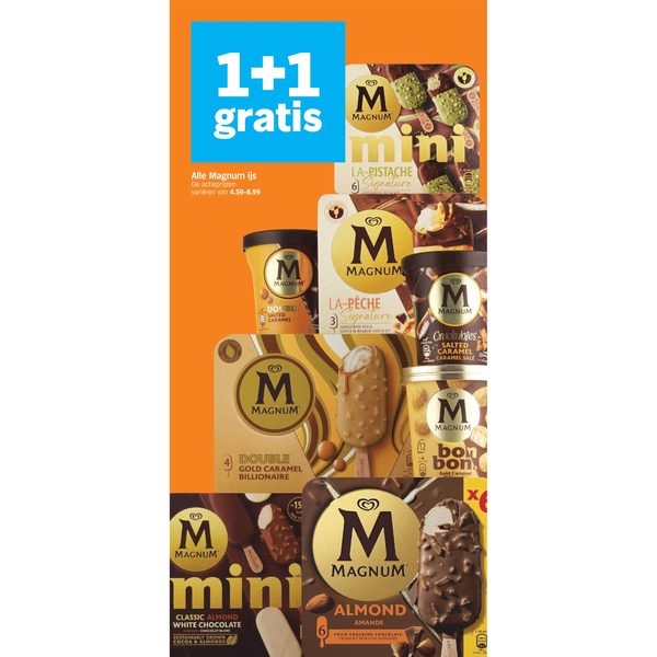 Alle Magnum ijs