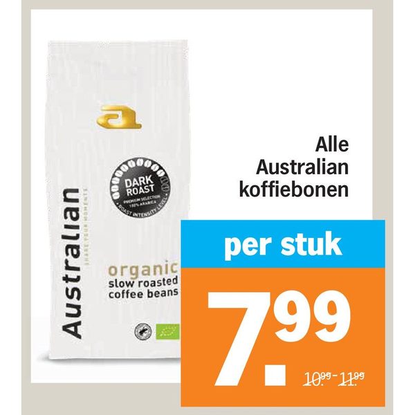 Alle Australian koffiebonen