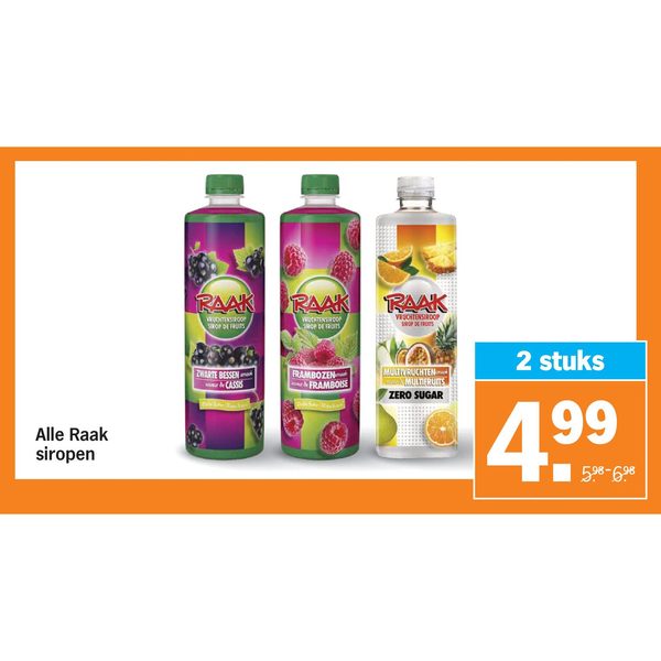 Alle Raak siropen