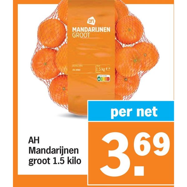 AH Mandarijnen groot 1.5 kilo