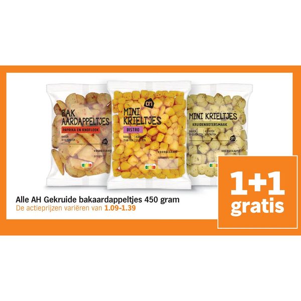 Alle AH Gekruide bakaardappeltjes 450 gram