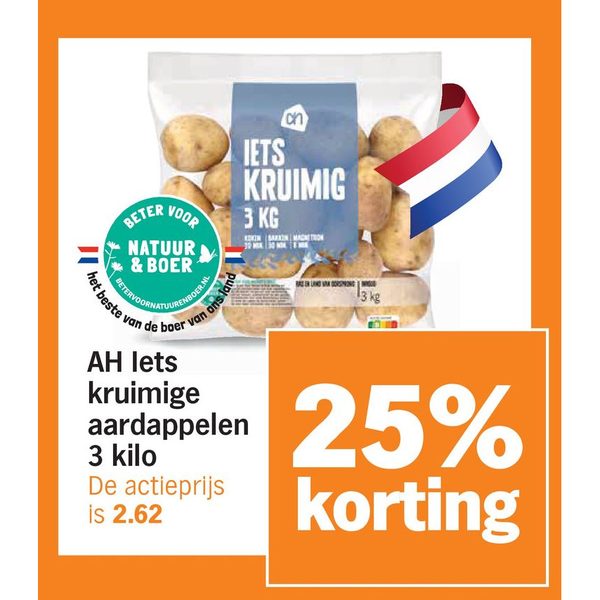 AH lets kruimige aardappelen 3 kilo