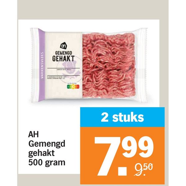 AH Gemengd gehakt 500 gram