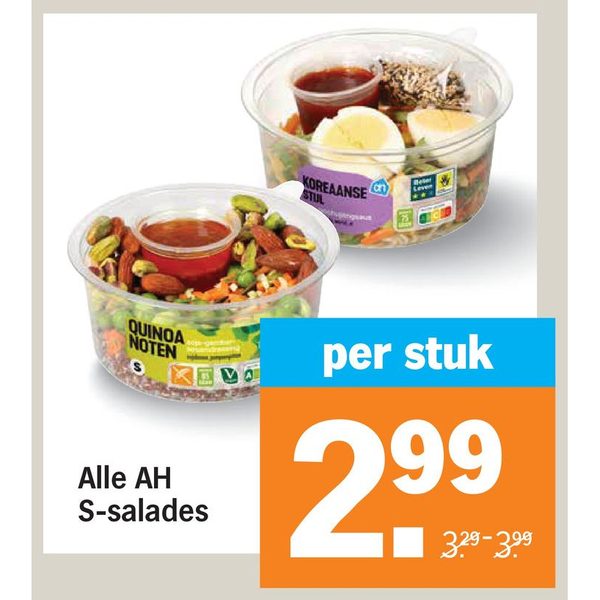 Alle AH S-salades