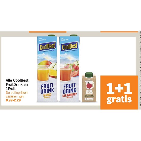 Alle CoolBest FruitDrink en 1Fruit