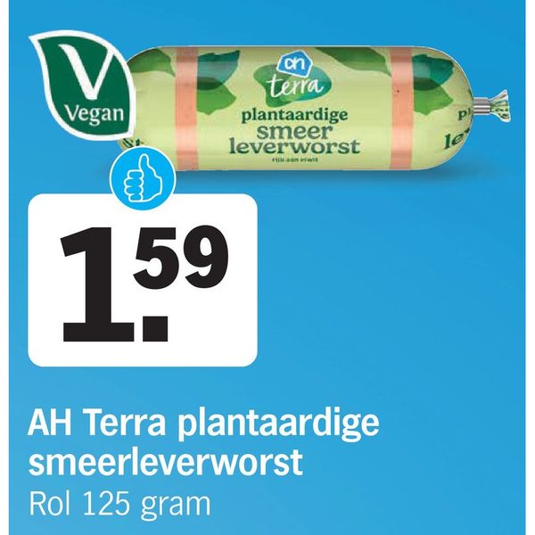 AH Terra plantaardige smeerleverworst